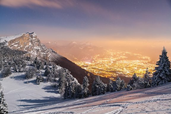 Grenoble depuis le Vercors