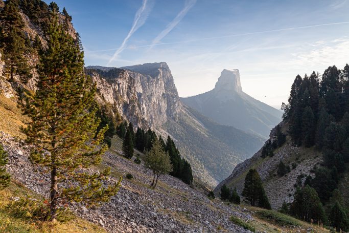 Depuis le pas de l'Aiguille