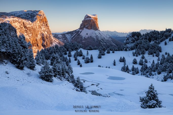 Lendemain de neige au Pas de l'Aiguille