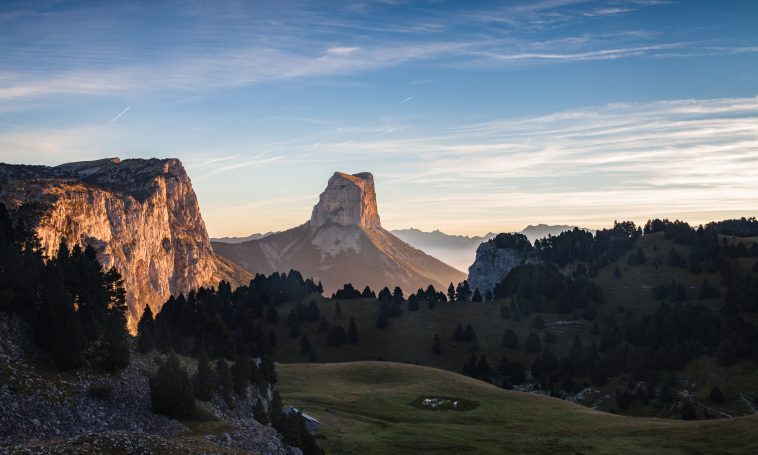 Mont Aiguille depuis le Pas de l'Aiguille