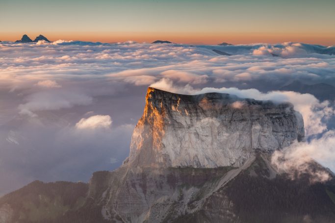 Lever de Soleil sur le Mont Aiguille