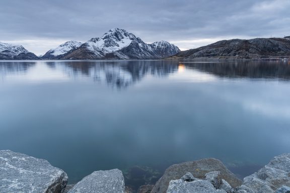 Gravdal dans les îles Lofoten